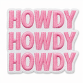 Howdy Rosa - Strykbart tøymerke