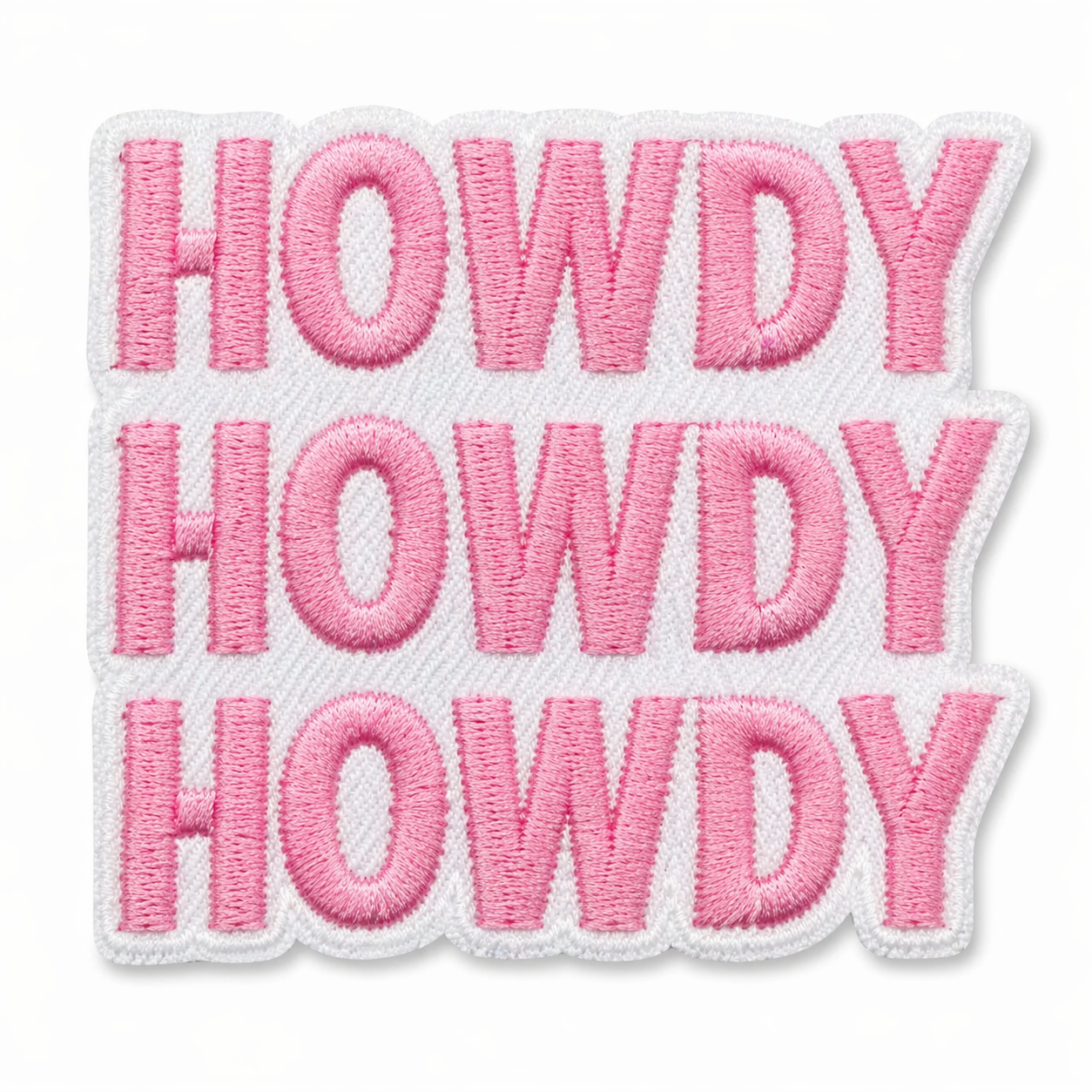 Howdy Rosa - Strykbart tøymerke