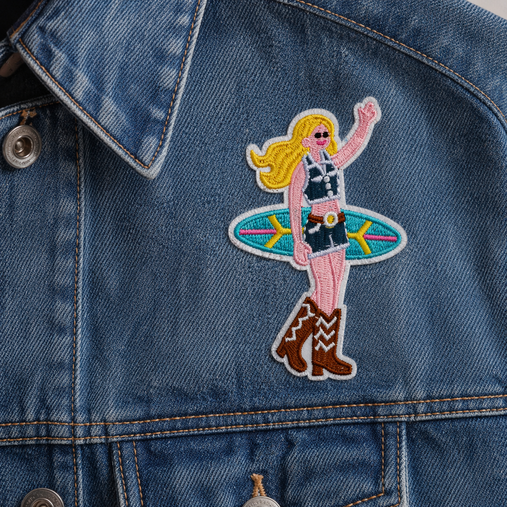 Surf Cowgirl - Strykbart tøymerke