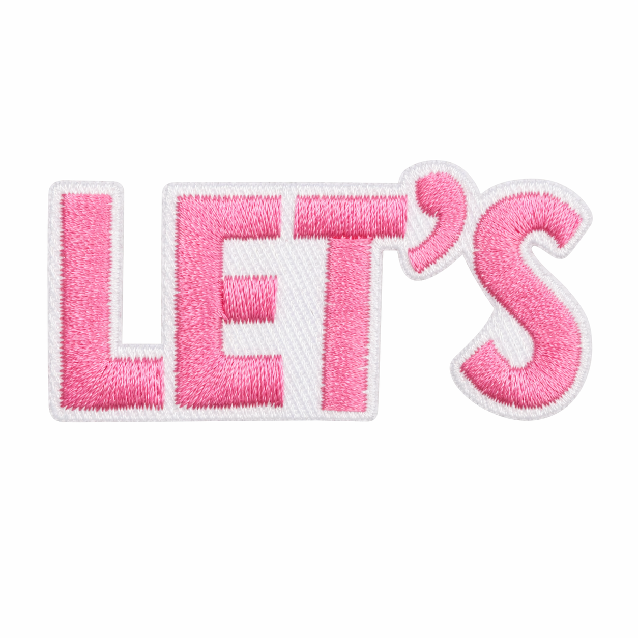 Let's Rosa - Strykbart tøymerke