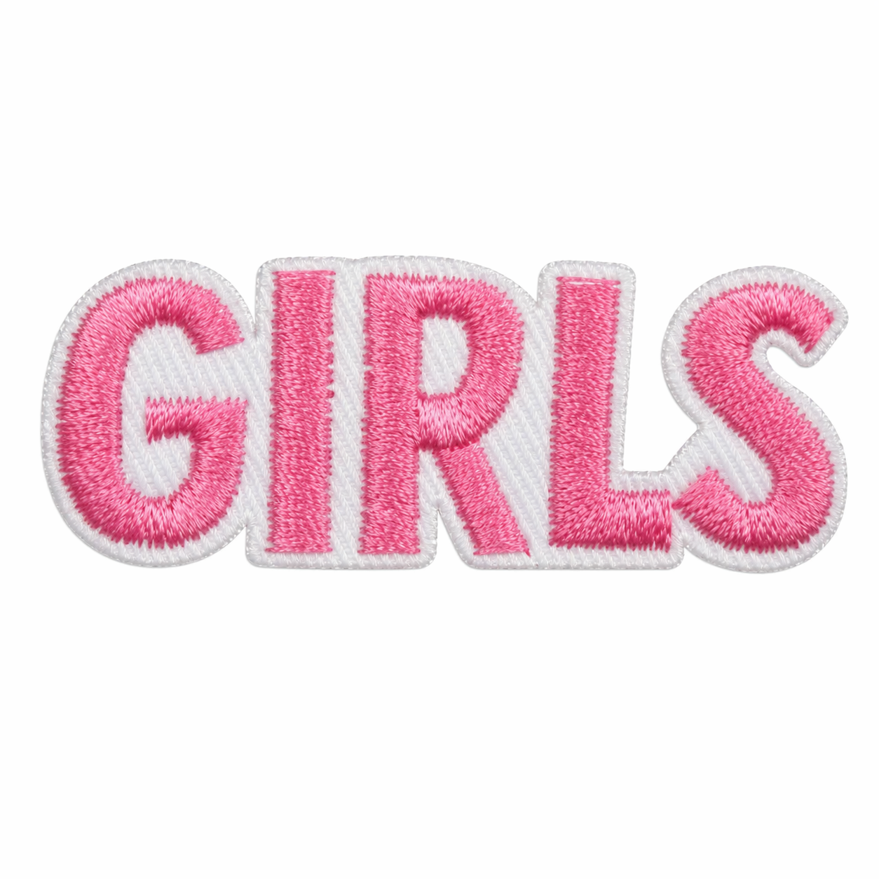 Girls Rosa - Strykbart tøymerke