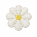 Blomst Beige - Strykbart tøymerke