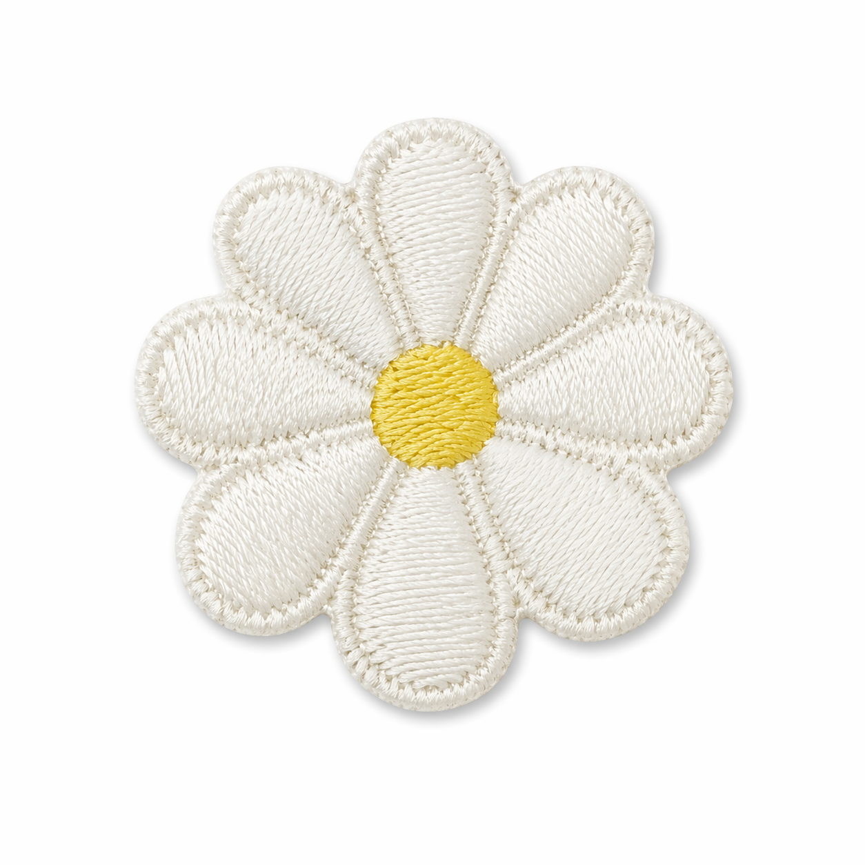 Blomst Beige - Strykbart tøymerke
