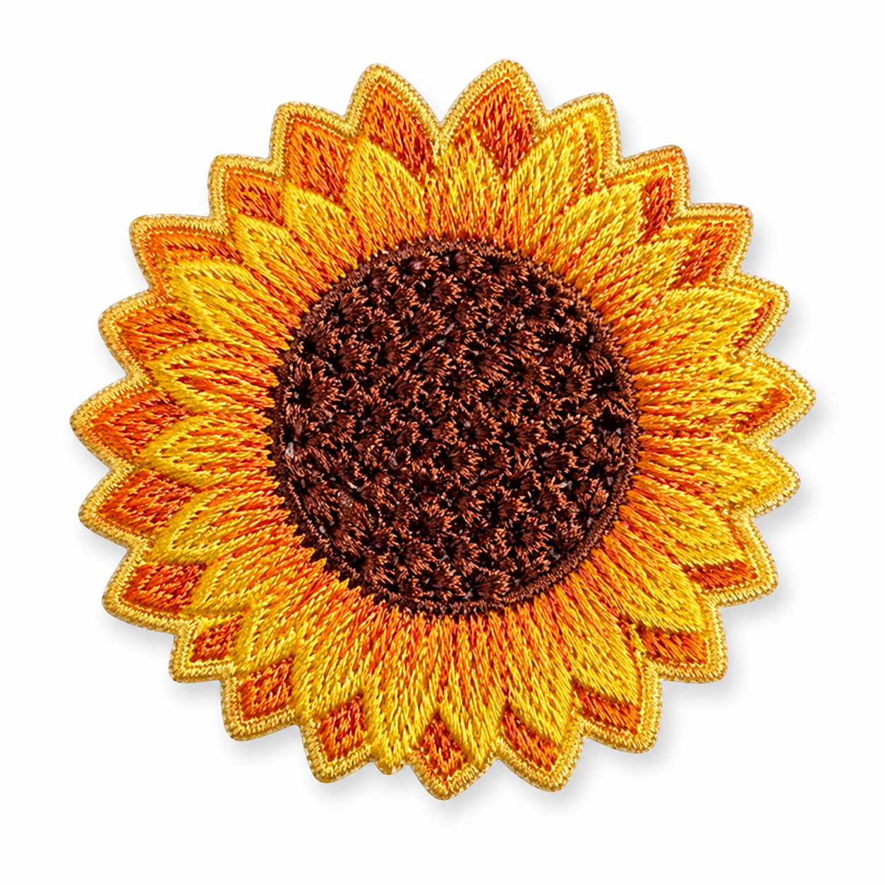 Blomst Solsikke - Strykbart tøymerke