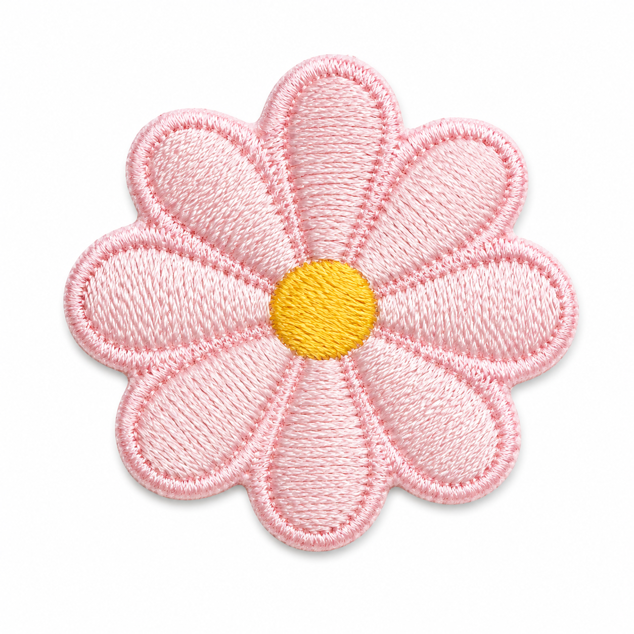 Blomst Rosa - Strykbart tøymerke