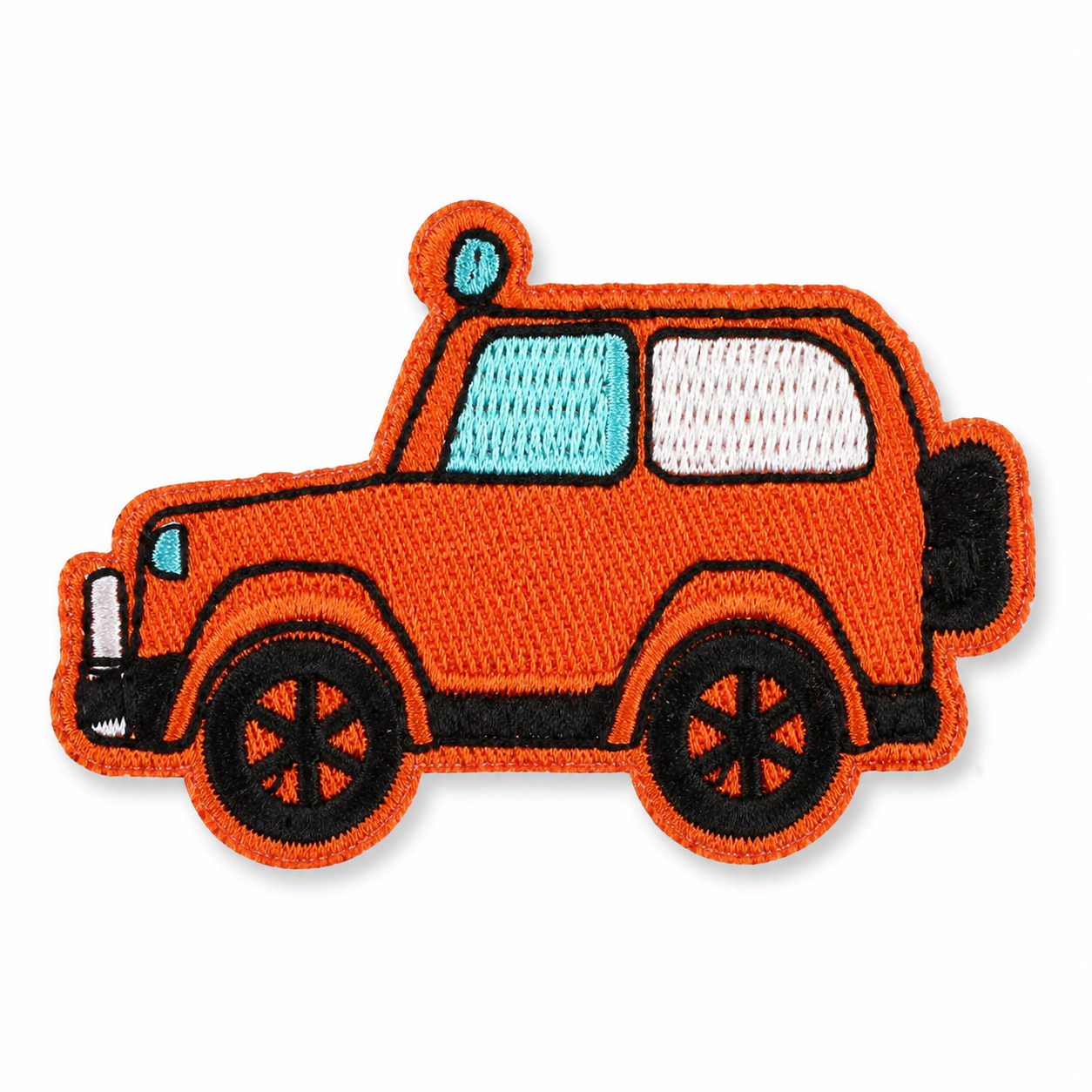 Jeep Oransje - Strykbart tøymerke