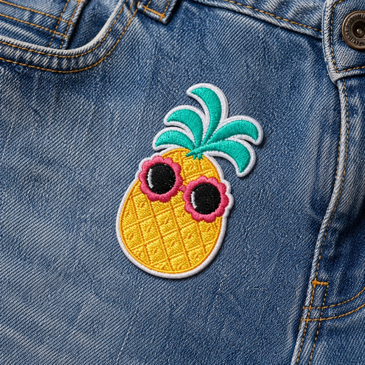 Ananas Solbriller - Strykbart tøymerke