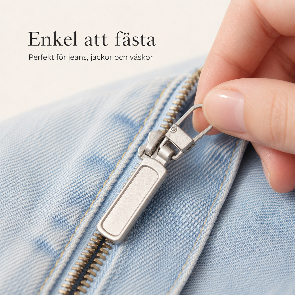 Glidelåshank – reparer ødelagt glidelås på sekunder
