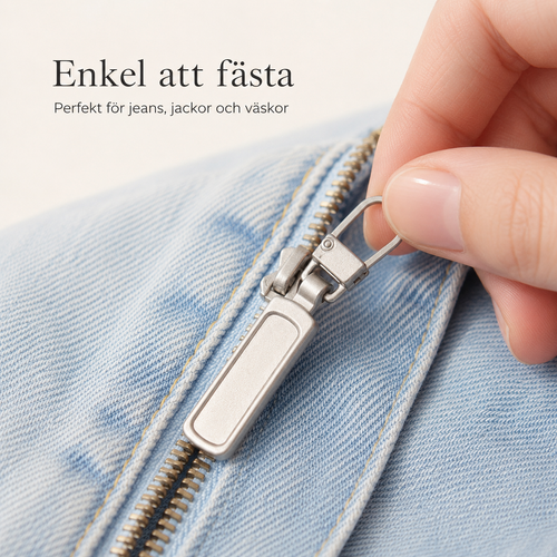 Glidelåshank – reparer ødelagt glidelås på sekunder