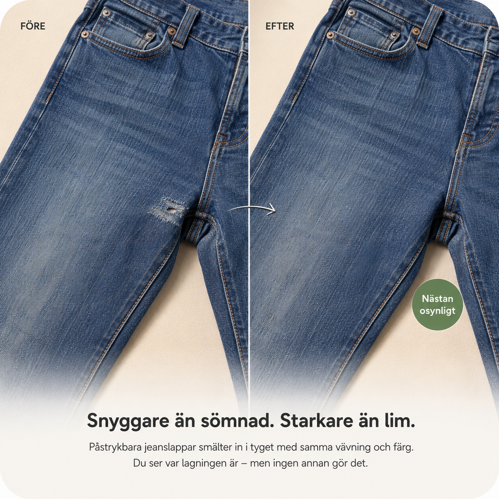 Strykelapper til jeans