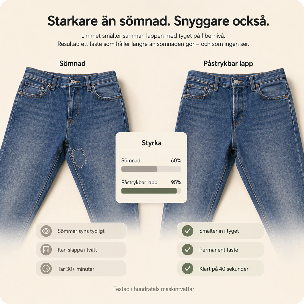 Strykelapper til jeans