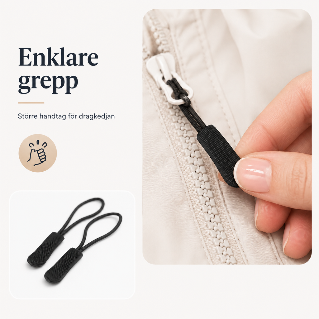 Glidelåshanker for bedre grep – 10-pakk